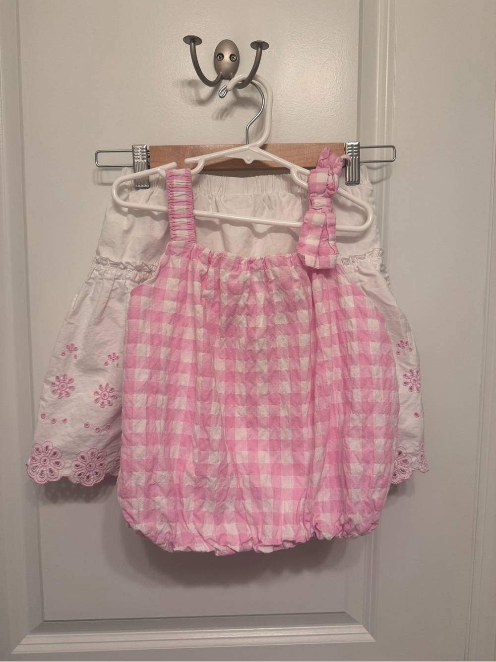 Nicole Miller New York Girls Pink Two Piece Skirt Set